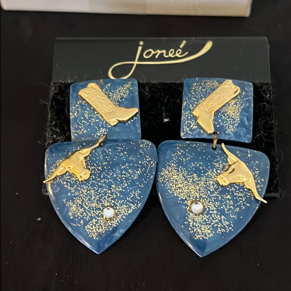90s Jonee vintage dangle western earrings